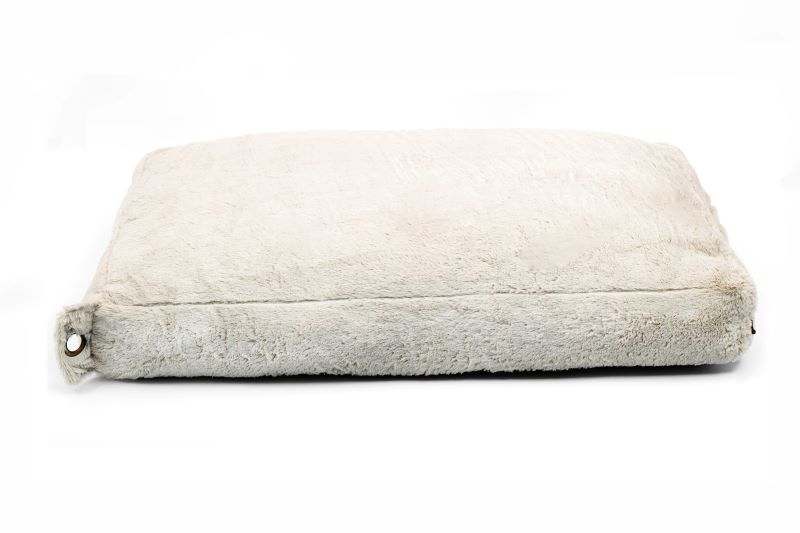 Supersoft Kuschel-Hundeboxkissen - M - Hellgrau