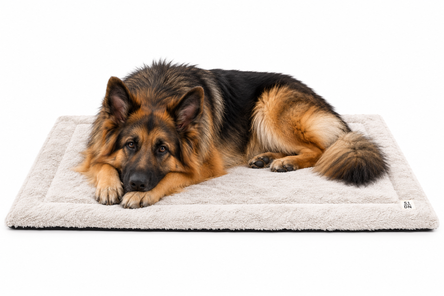 Ultraweiches, bequemes Hundeboxkissen - S - in Hellgrau