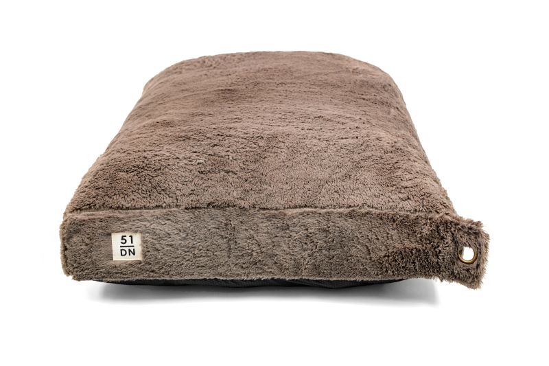 Supersoft Kuschel-Hundeboxkissen - L - Dunkelbraun