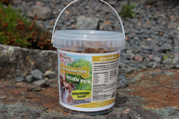 Miniknochen getreidefreie Rezeptur Huhn pur - 500g