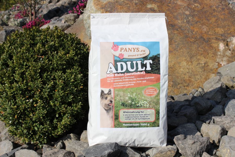 Adult Midi Huhn - Rezeptur ohne zugesetzte Karotten - 5,0 Kg